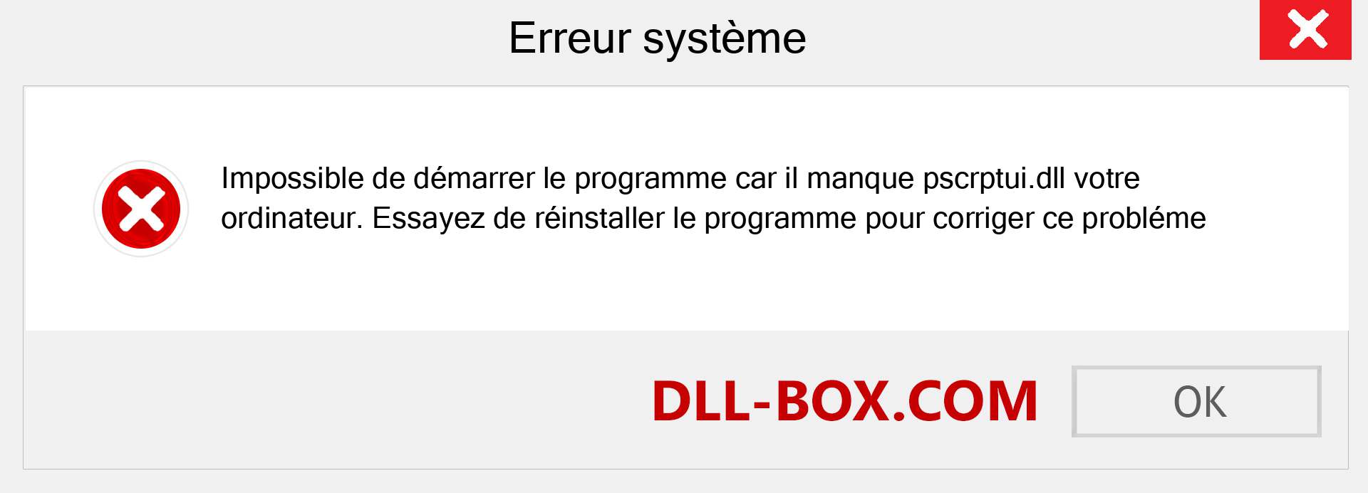 Le fichier pscrptui.dll est manquant ?. Télécharger pour Windows 7, 8, 10 - Correction de l'erreur manquante pscrptui dll sur Windows, photos, images